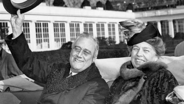 President Franklin D. Roosevelt and First Lady Eleanor Roosevelt