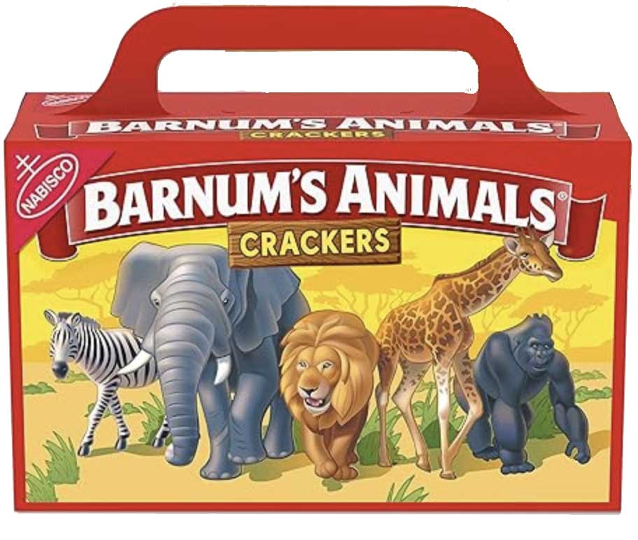 circus-themed animal crackers