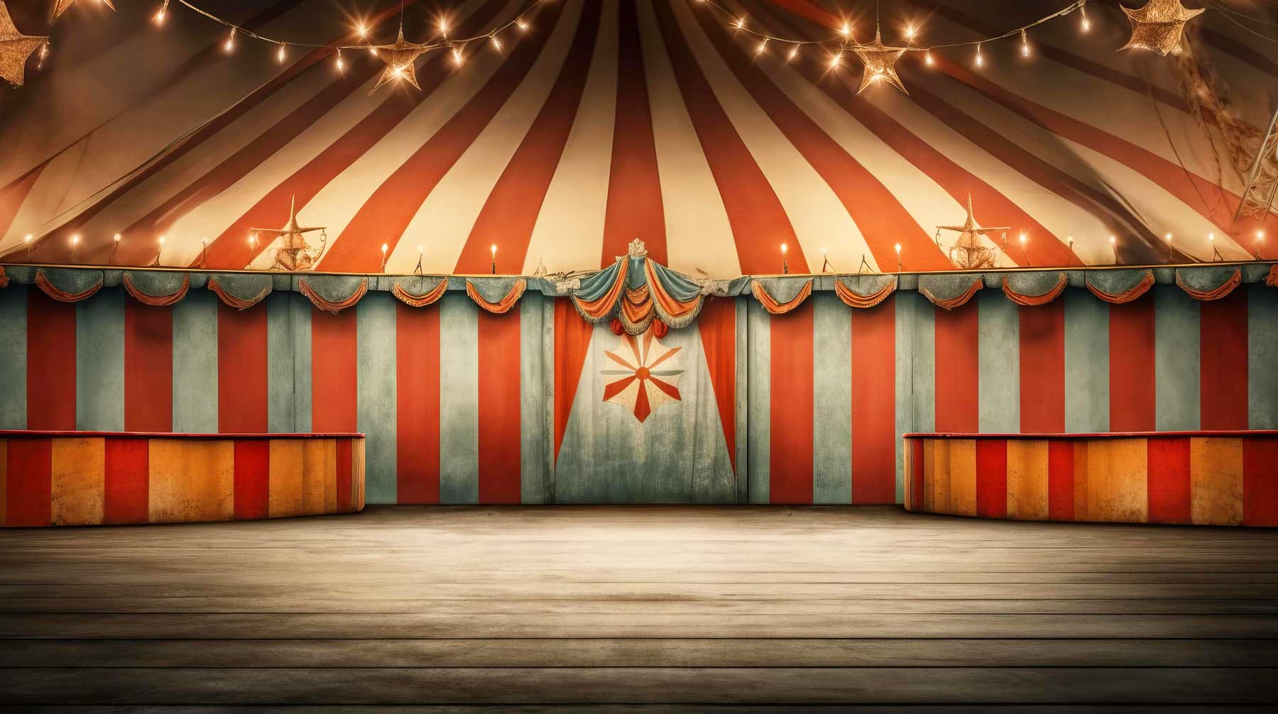 Fun Under The Big Top Circus collectibles reflect colorful history, memories