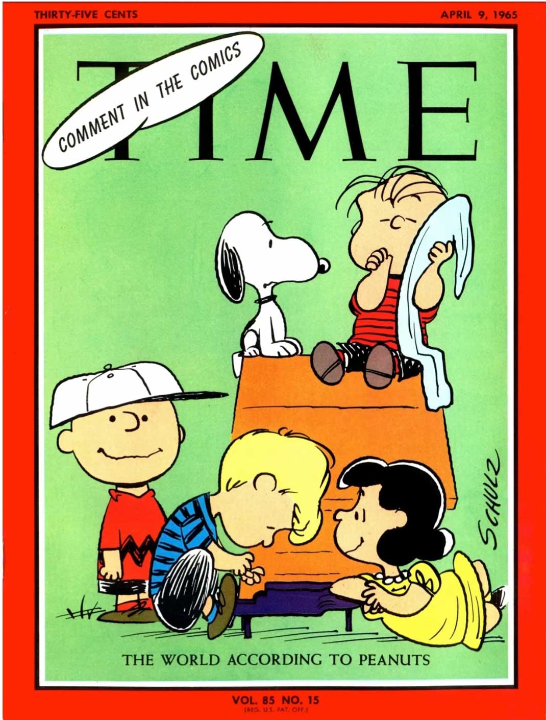 peanut on 1965 issue of Time magazine